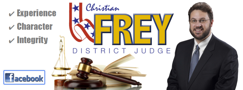 Christian Frey for District Judge